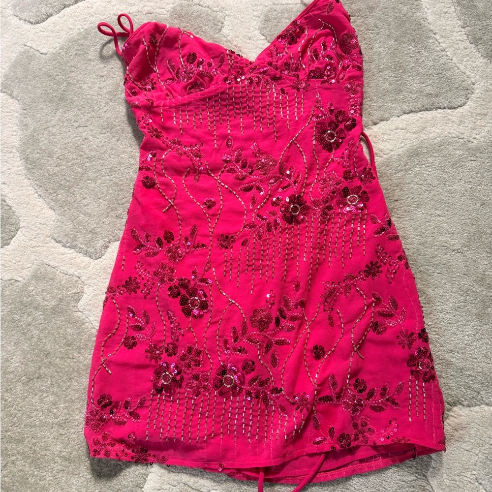 Fushia pink NWT Peppermayo dress, size 2